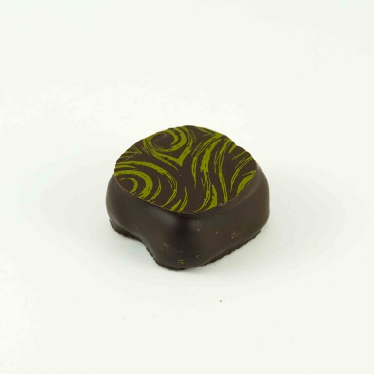 Carré pistache vu de haut