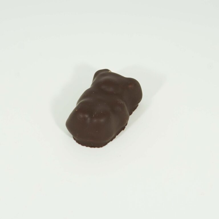 Ourson guimauve noir vue du haut