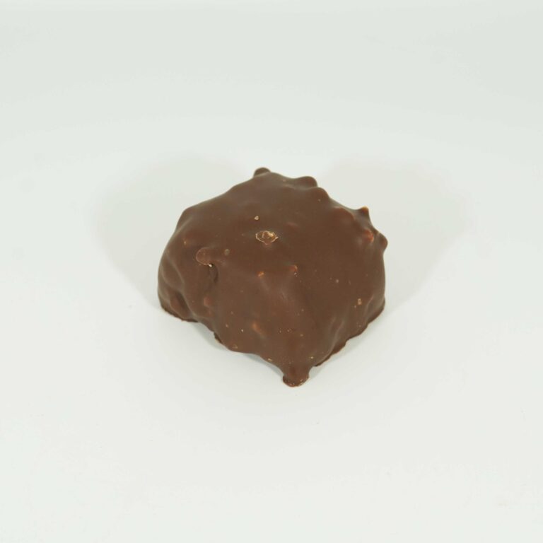 Rocher praliné au lait vue du haut