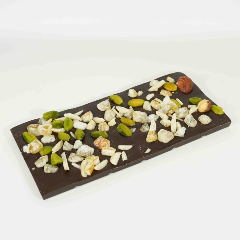 Tablette mendiant noir vue du haut